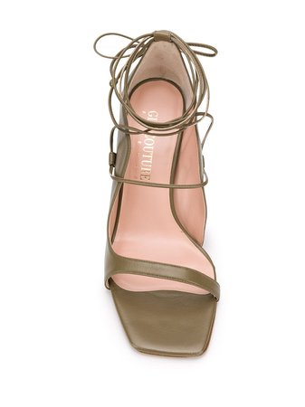 Gia Couture Linda Wrap-Around Sandals LINDAA323 Green | Farfetch