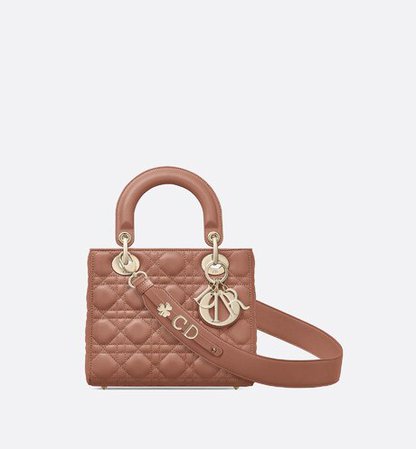 My ABCDior Lady Dior Bag Blush Cannage Lambskin - Bags - Women's Fashion | DIOR