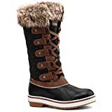 Amazon.com | DREAM PAIRS Women's Faux Fur Mid Calf Riding Winter Boots | Mid-Calf