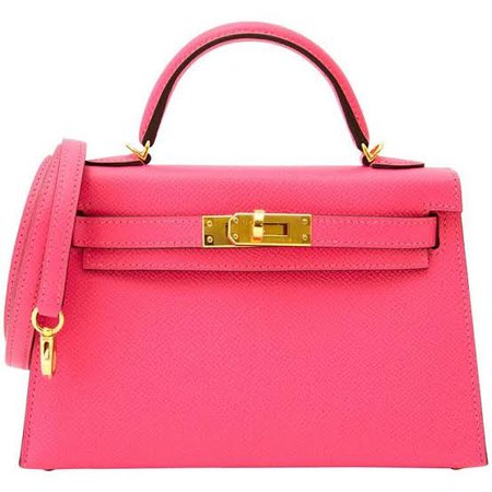 hermes kelly mini pink $15,550