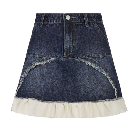 Y2k Tassel Denim Skirts Pleated Cute A-line Prepply Mini Skirts Women Streetwear Pockets Korean Chic Grungfits Summer – Skirts