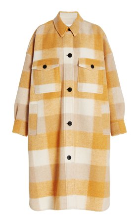 Fontizi Checked Oversized Coat By Isabel Marant Étoile | Moda Operandi