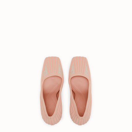 Pink fabric court shoes - COURT SHOES | Fendi