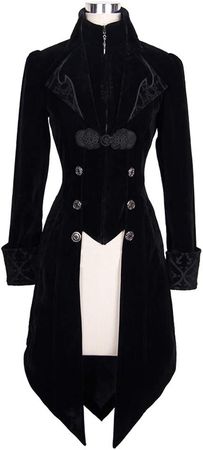 Amazon.com: Steampunk Swallow Tail Coat Gothic Women's Long Winter Jacket Halloween Costumes : Clothing, Shoes & Jewelry