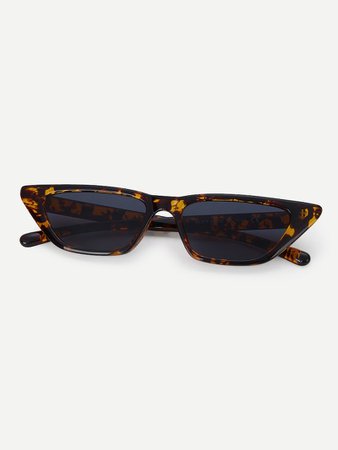 Leopard Frame Cat Eye SunglassesFor Women-romwe
