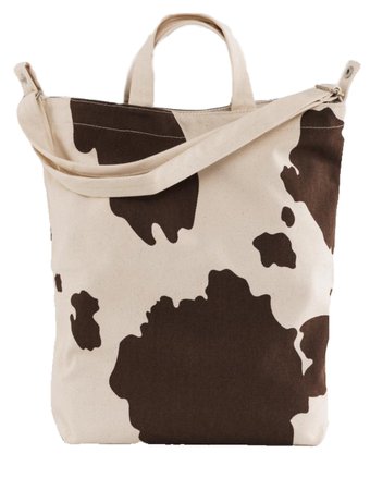 Cow print bag