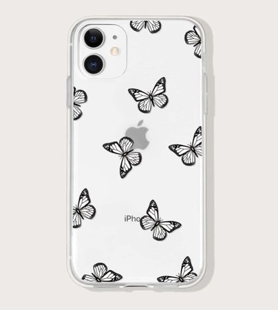 black butterfly phone case