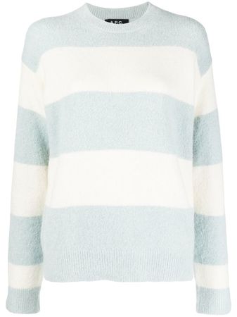 A.P.C. Alice horizontal-stripe Knitted Jumper - Farfetch