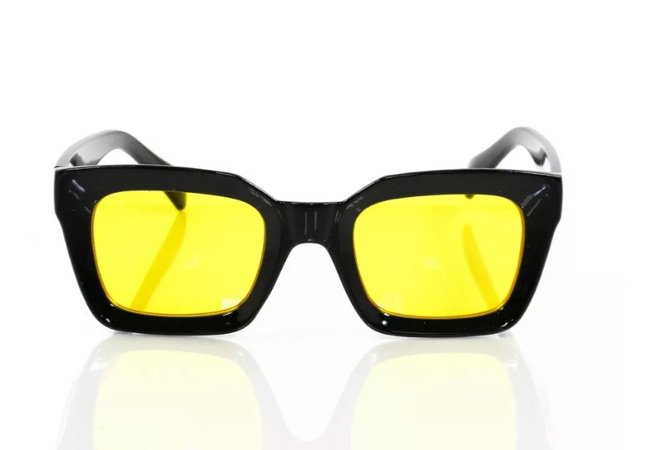 yellow black sunglasses