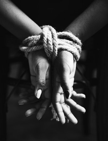 hands tied