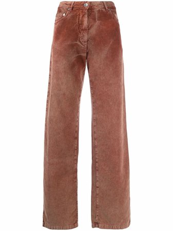 Shop KNWLS straight-leg corduroy trousers with Express Delivery - FARFETCH