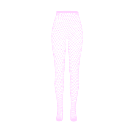 Pastel Pink Fishnet Tights (Dei5 edit)