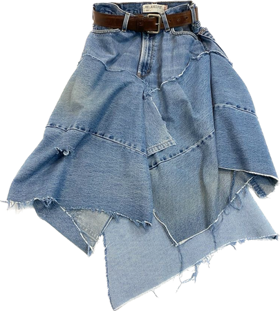 etsy: dinwiddies handmade reconstructed levis skirt