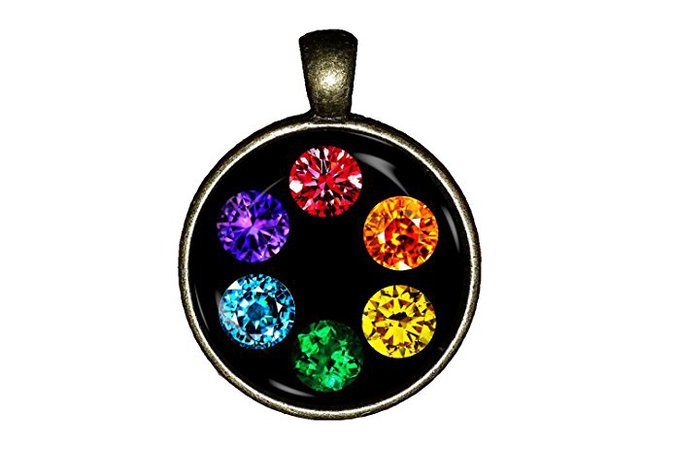 CHAOTICFASHION Infinity Stones THANOS necklace handmade MARVEL jewelry pendant charm gifts