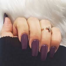 dark purple nails - Google Search