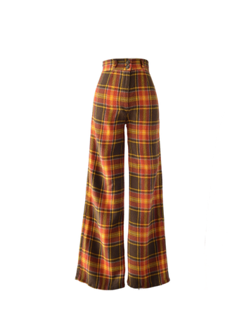 1970s plaid pants vintage