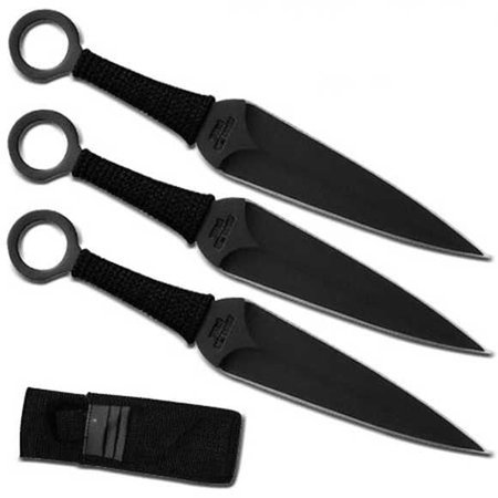 Black Kunai Ninja Throwing Knives For Sale | All Ninja Gear: Largest Selection of Ninja Weapons | Throwing Stars | Nunchucks