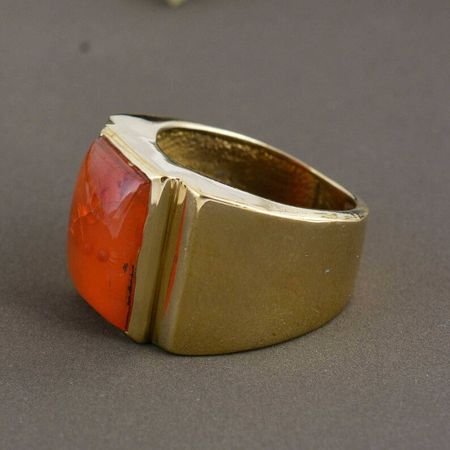 Carnelian Ring Handmade Ring Unique Ring Boho Ring Vintage - Etsy.de