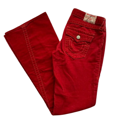 Red True Religion Jeans