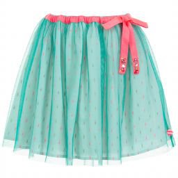 Billieblush - Girls Green Tulle Skirt | Childrensalon Outlet