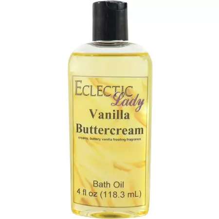 Vanilla Buttercream Bath Oil - Scented Body Oil - Relaxing & Moisturizing Bathing Oil - Fragrance Body Oil For Dry & Rough Sensitive Skin - 4 oz - Walmart.com