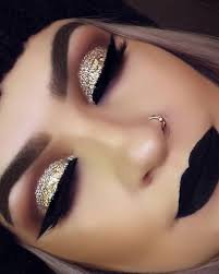 prom makeup gold and maroon eye - Google Search