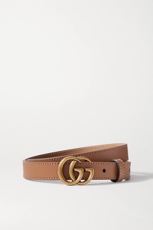 Light brown Leather belt | Gucci | NET-A-PORTER