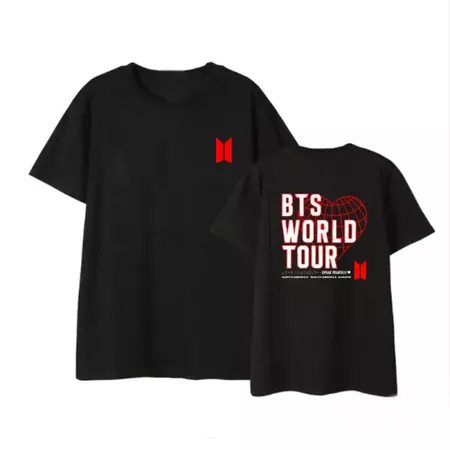 Kpop BTS T-shirt Love Yourself Speak Yourself World Tour T-shirts Top Tshirt A.R.M.Y