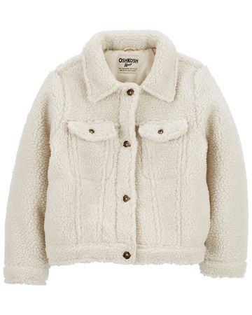 Cream Kid Sherpa Jacket | carters.com