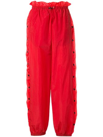 Shop UNRAVEL PROJECT snap button track trousers with Express Delivery - FARFETCH