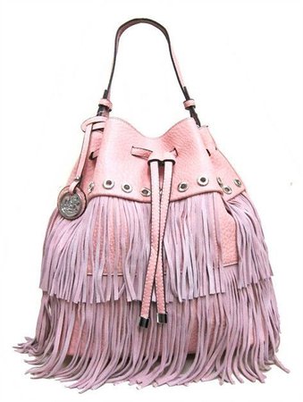 boho pink fringe purses - Google Search
