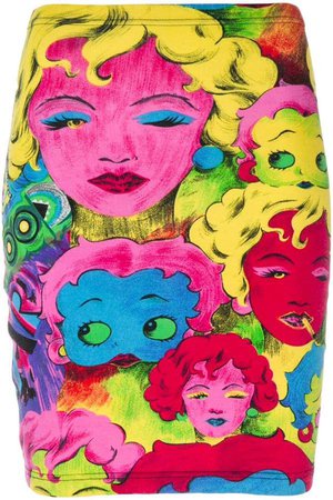 Versace Pre-Owned print skirt