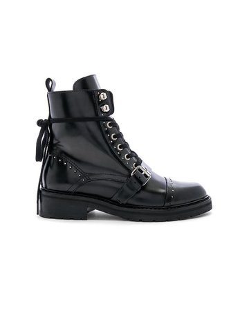 AllSaints Leather Dayna Boot in Black