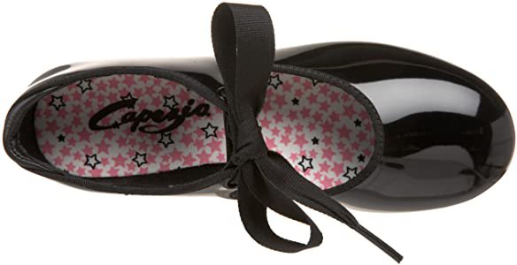 Amazon.com | Capezio girls Jr. Tyette Tap Shoe, Black Patent, 11 M US Little Kid | Dance