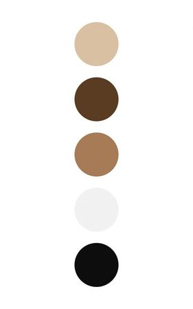Coffee color pallet