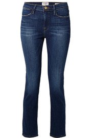 Current/Elliott | The Vintage Crop high-rise slim-leg jeans | NET-A-PORTER.COM