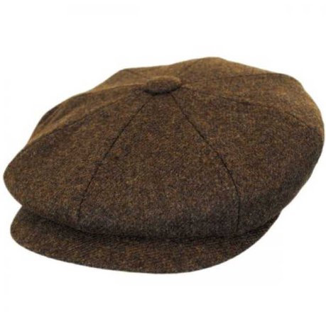 Brown Newsboy Hat