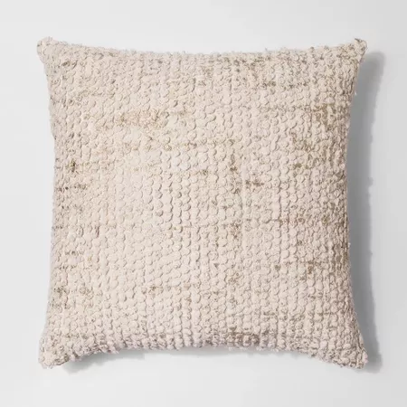 Cream Tufted Metallic Oversize Throw Pillow - Project 62 : Target