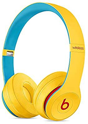 Amazon.com: Beats Solo3 Wireless On-Ear Headphones - Apple W1 Headphone Chip, Class 1 Bluetooth, 40 Hours Of Listening Time - Club Yellow (Latest Model)