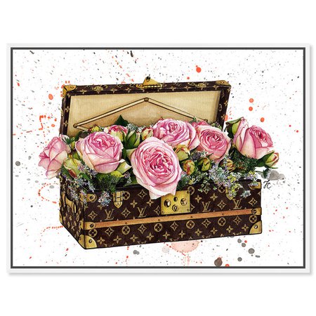 Doll Memories - Trunk of Roses | Fashion and Glam Wall Art by Oliver Gal