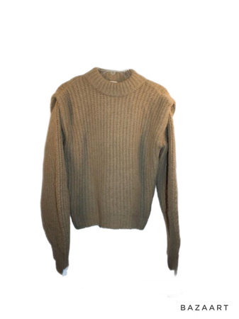 H & M Women Beige Sweater Size XS top
