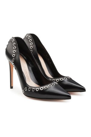 Leather Pumps with Eyelets Gr. IT 39.5
