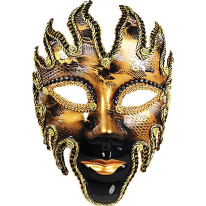 full face gold mask - Google Search