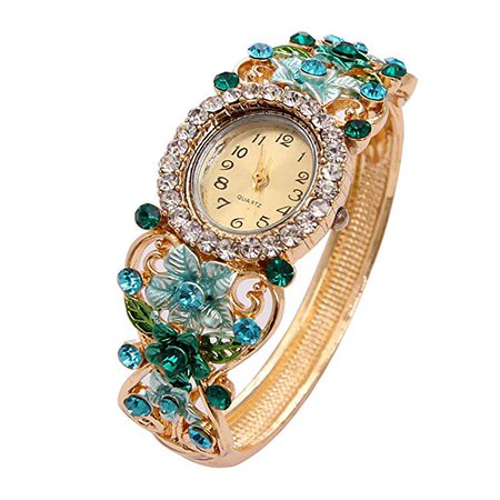 MINHIN Womens Quartz Bangle Wrist Watch