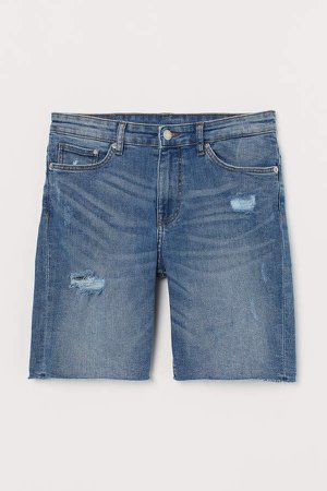 Denim Shorts - Blue