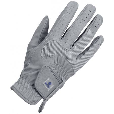 Busse Classic Stretch Childrens Horse Riding Gloves - Grey - For The Rider from Oakfield | Country Fashion Equestrian UK