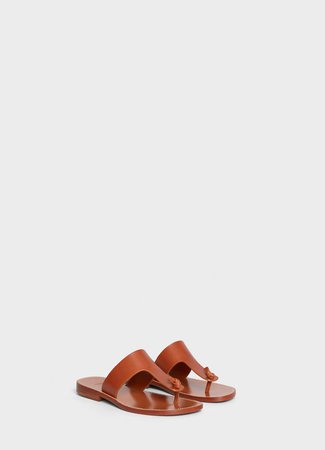 Sandal CELINE LERINS in Vegetal Calfskin | CELINE Official Website