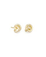 Presleigh Love Knot Stud Earrings in Gold | Kendra Scott