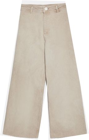 Zara beige sailor jeans