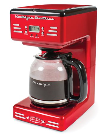 Nostalgia 12-Cup Retro Series Programmable Coffee Maker